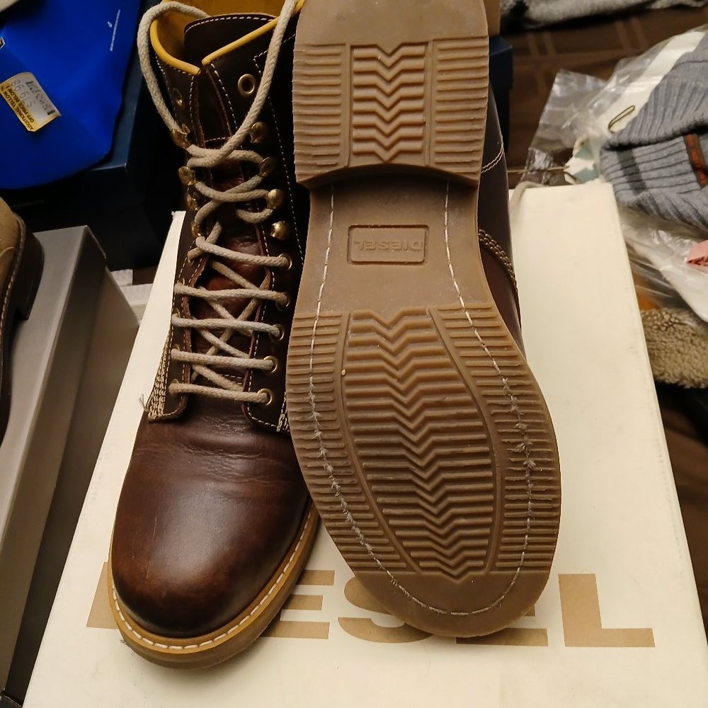 Hip brown Diesel Boots (Size 10.5)